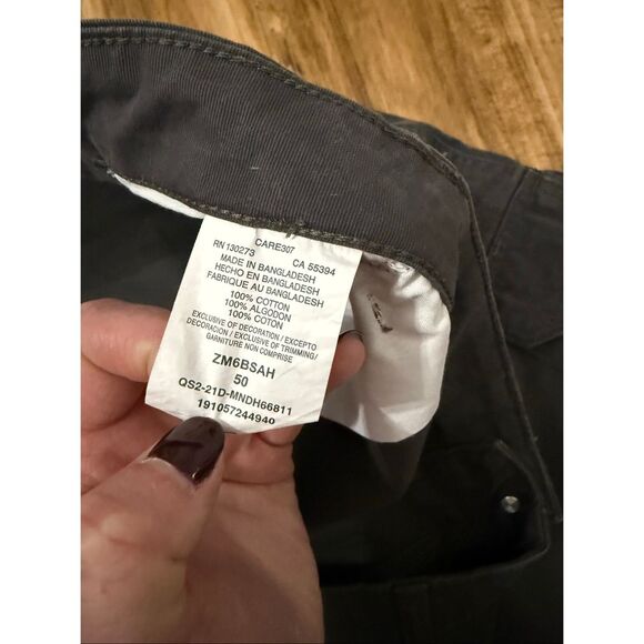 Wrangler Grey Cotton Cargo Shorts Size 50 - Picture 4 of 5